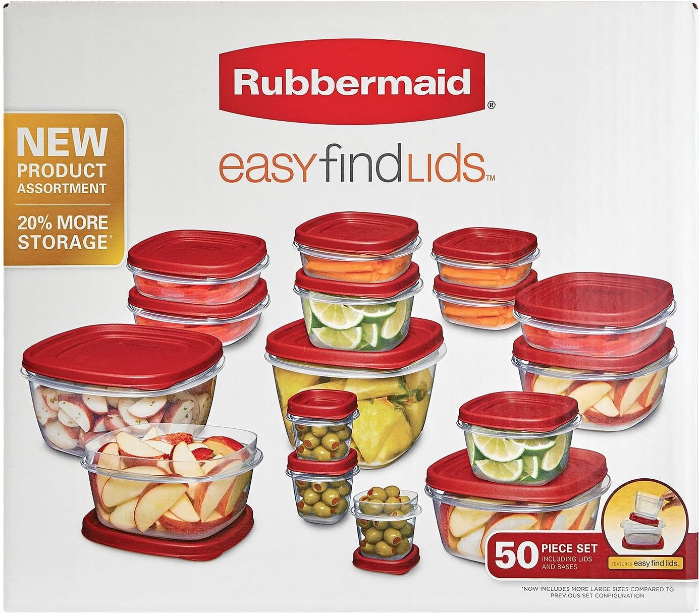 50 Piece Food Storage Containers U568