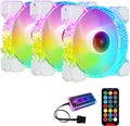 3 Pack 120mm RGB Case Fans with Remote Control Hub Q19237