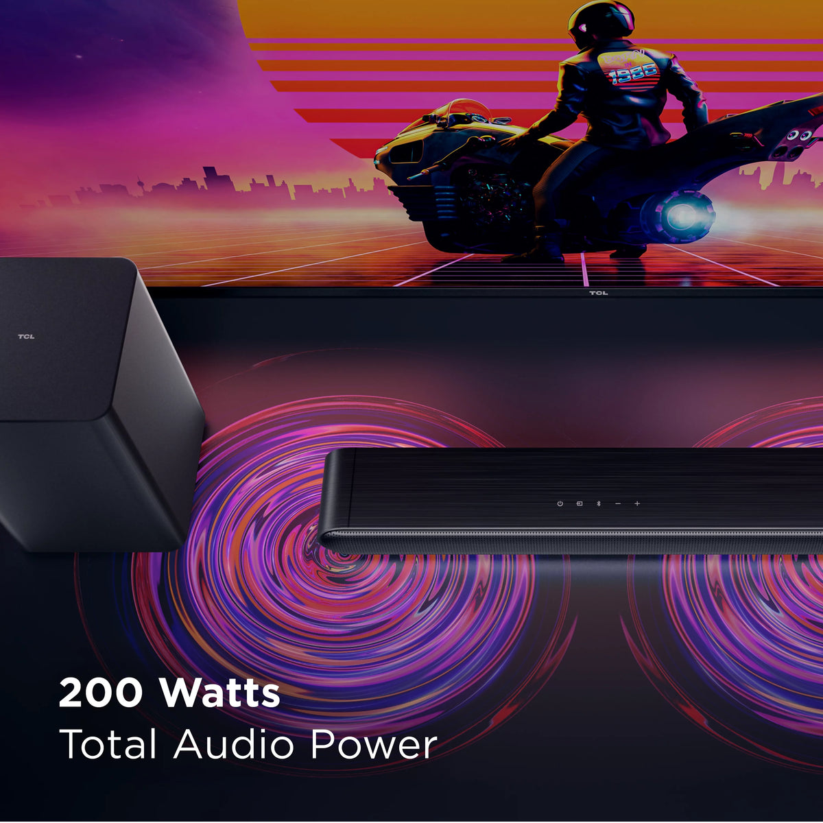 2.1 Channel Sound Bar with Wireless Subwoofer W238910