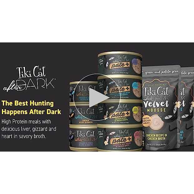Tiki Cat After Dark Variety Pack Canned Cat Food T8706