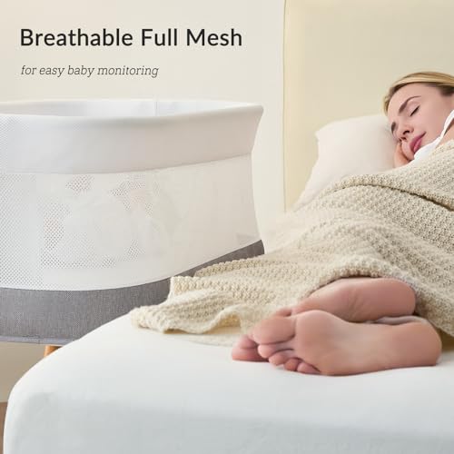 Grey Electric Bassinet with 3 Speeds A128359