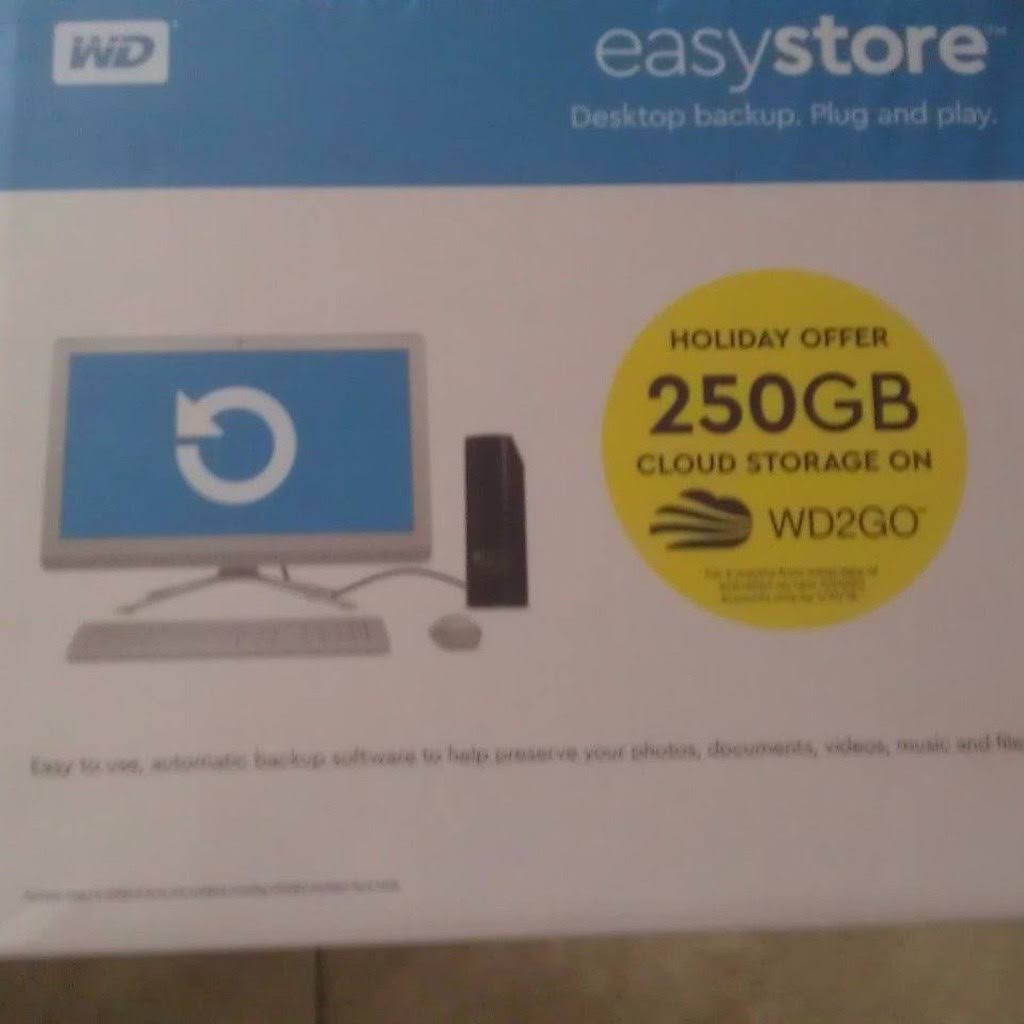 8TB External USB 3.0 Hard Drive Black W414490