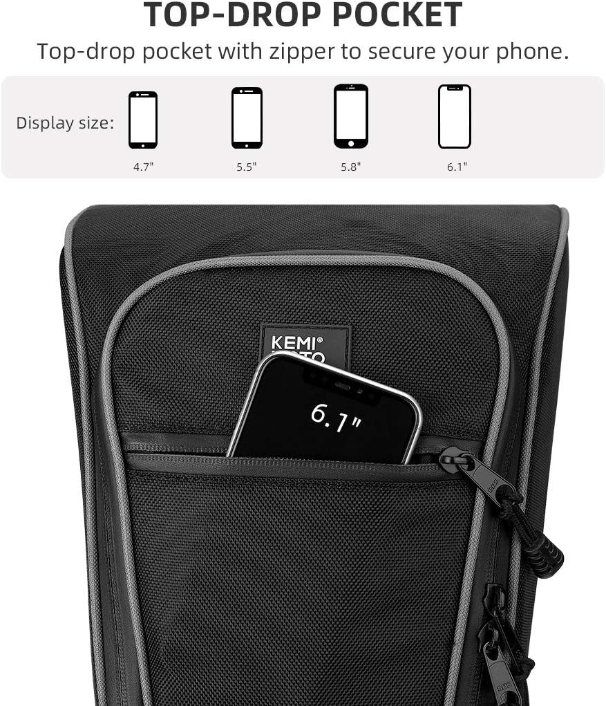 Storage Bag with PVC Wear Resistant Zippers V7536