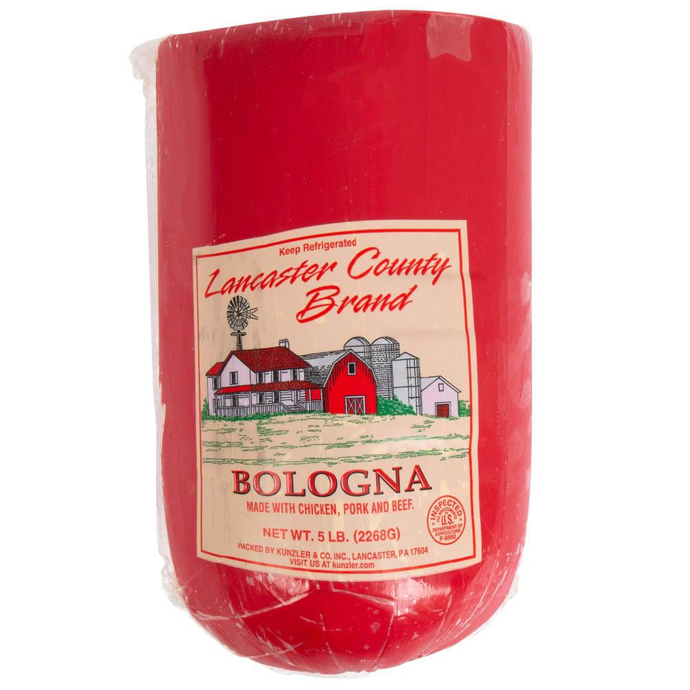 5 lb. Deli Bologna - 2/Case A9007