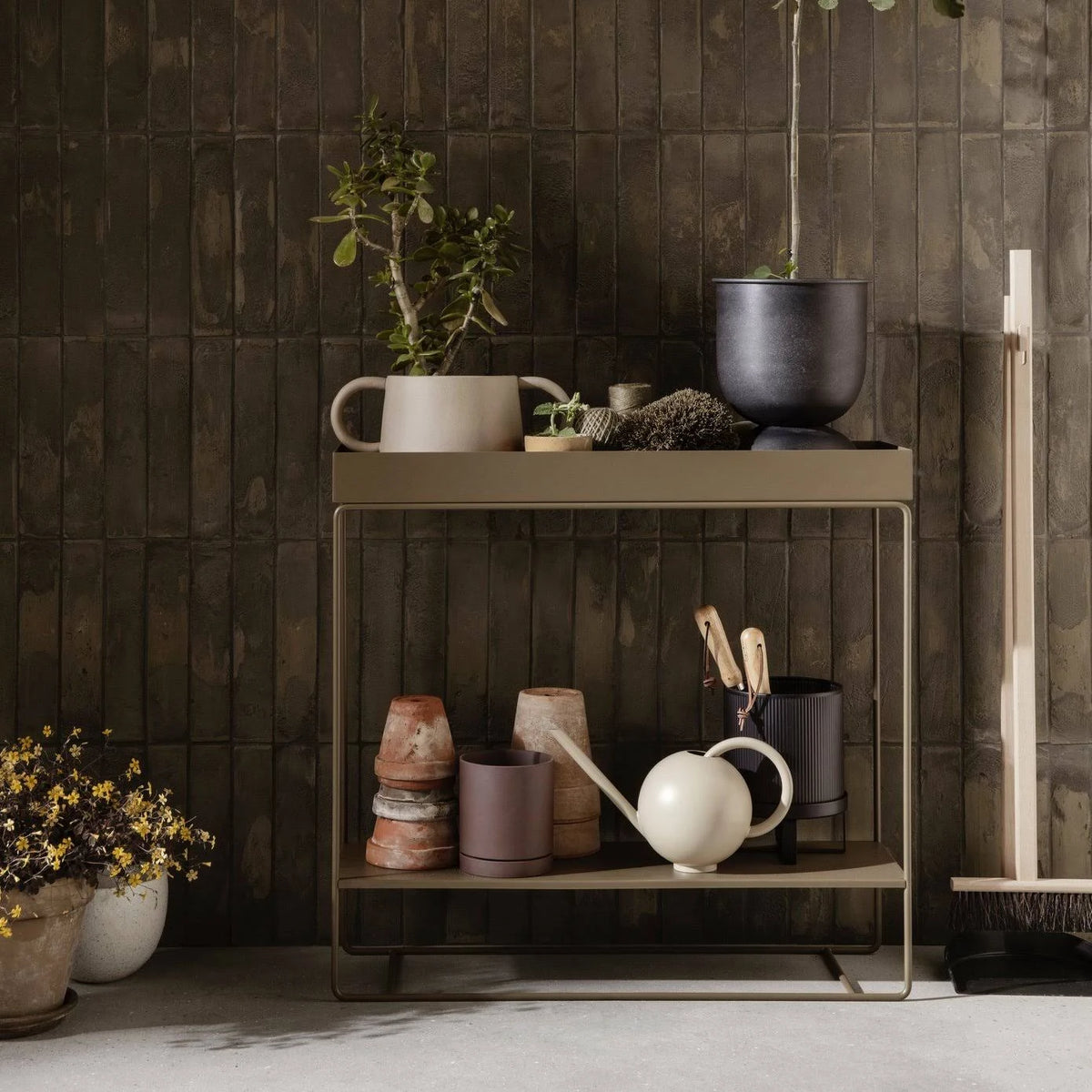 Light Grey Two Tier Plant Box X109298