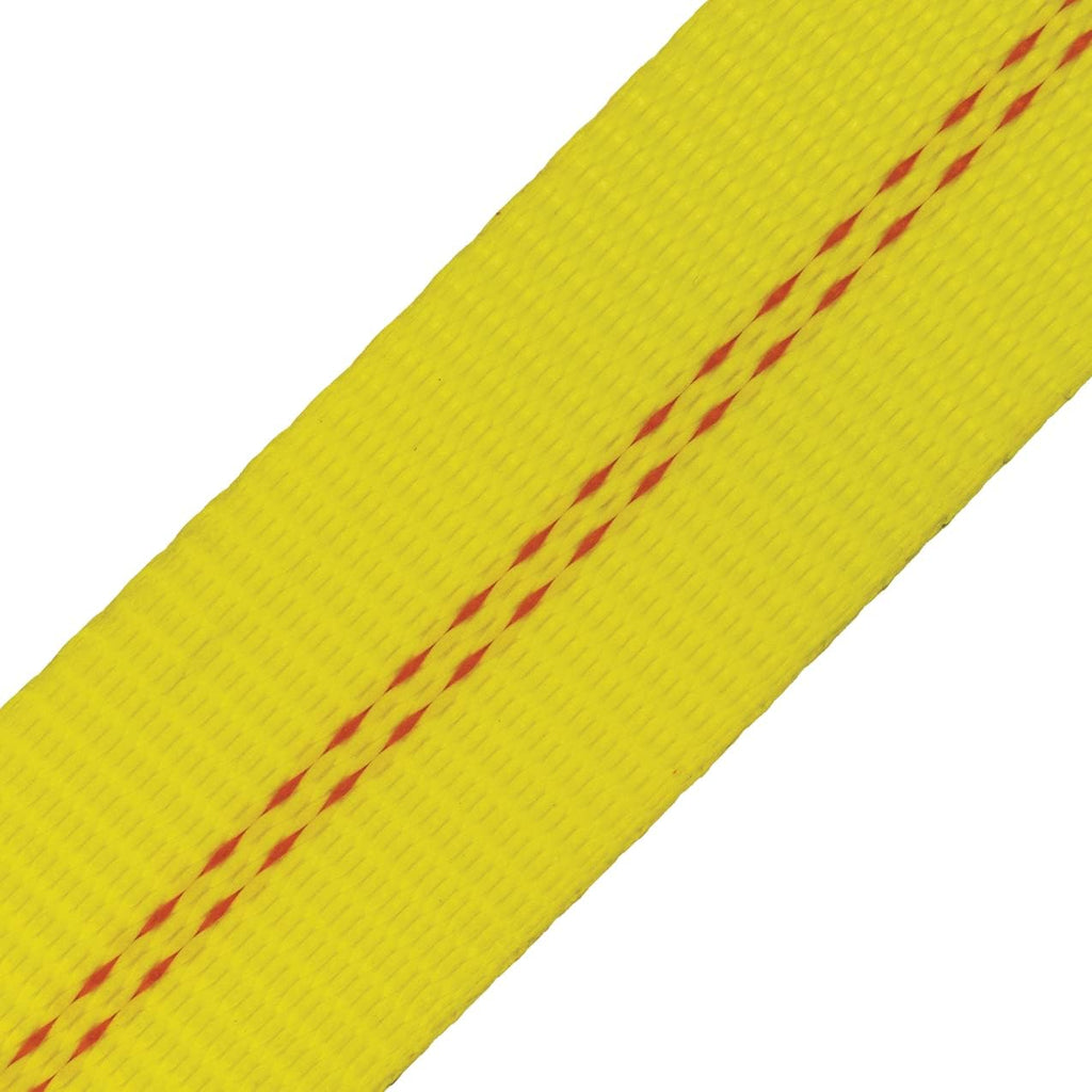 Yellow 96 Inch 2 Pack Car Tie Down with Universal Frame Hook Cluster for E Track B84190