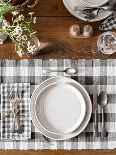 16 Piece Stoneware Dinnerware Set, Arctic White L34137
