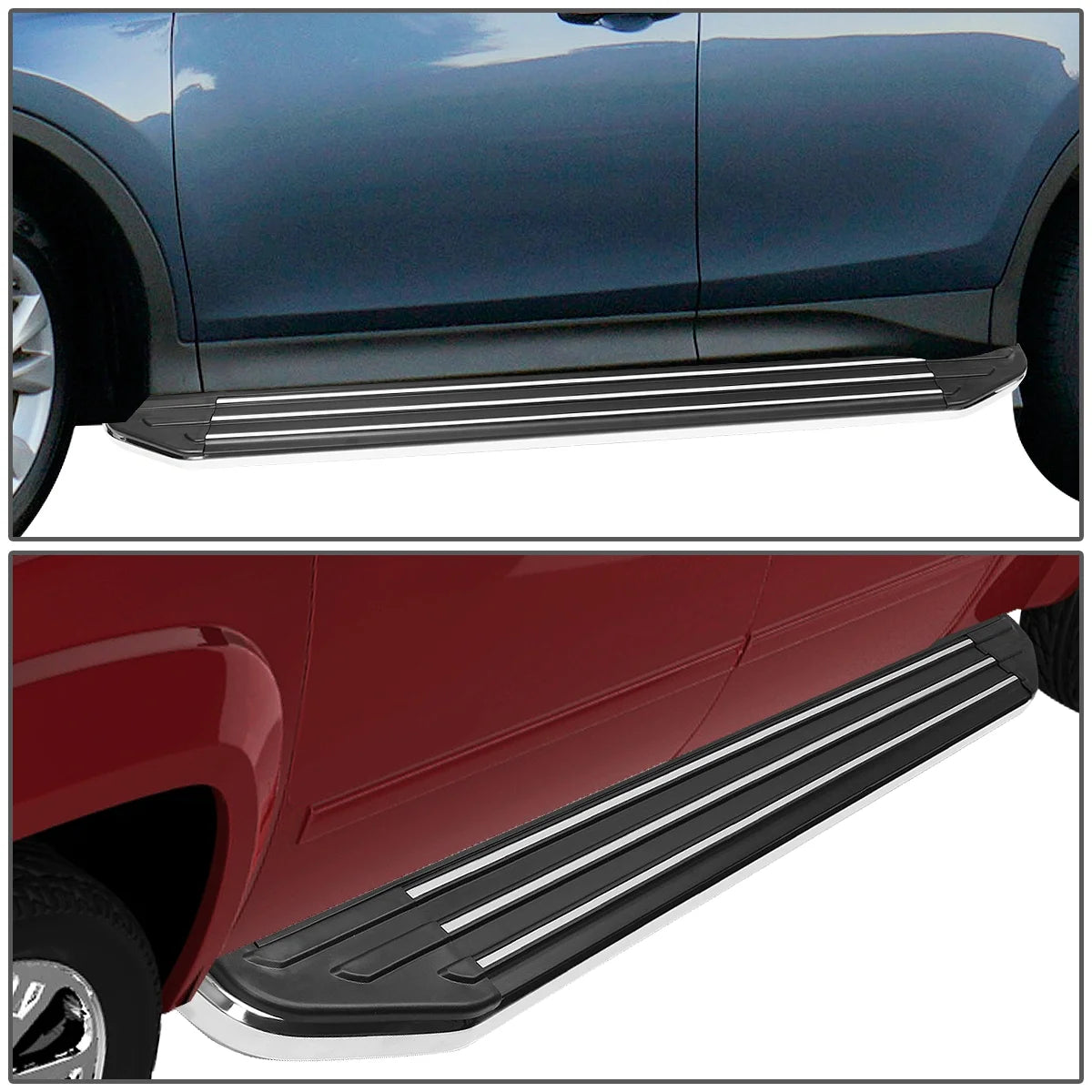 Pair 5.5" Aluminum Side Step Nerf Bar Running Board A87799