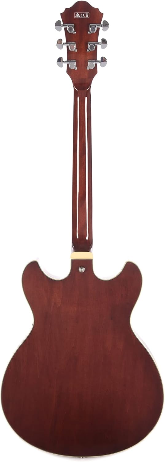 Azure Blue Gradation Semi-Hollow Body Electric Guitar U3143