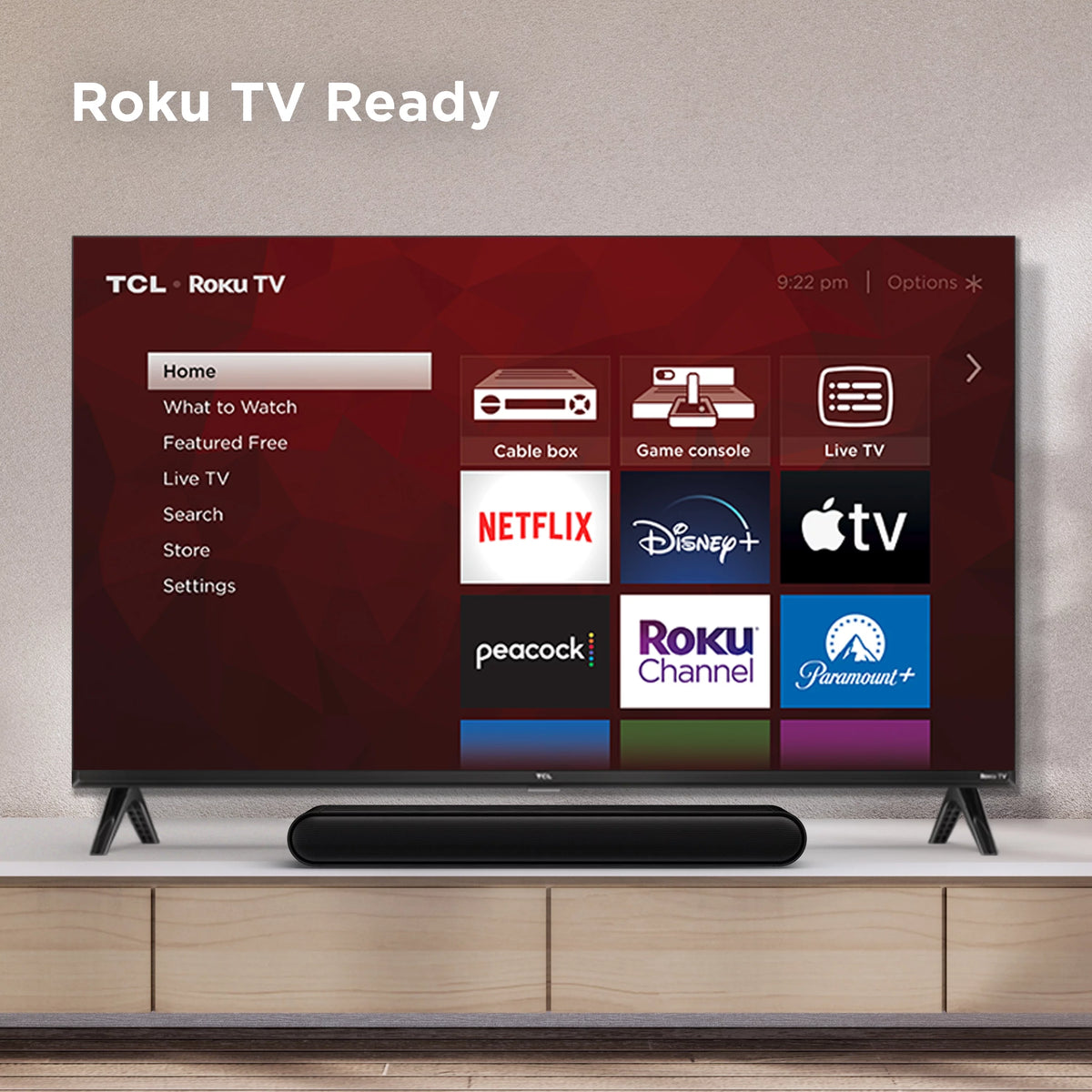 2.1 Channel Sound Bar with Wireless Subwoofer W238910