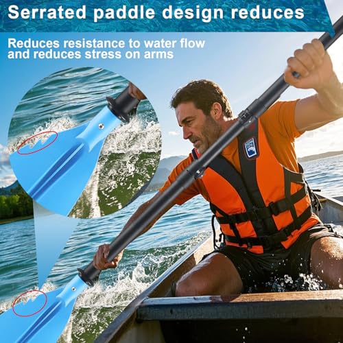 4 Piece Telescopic Kayak Paddle I378
