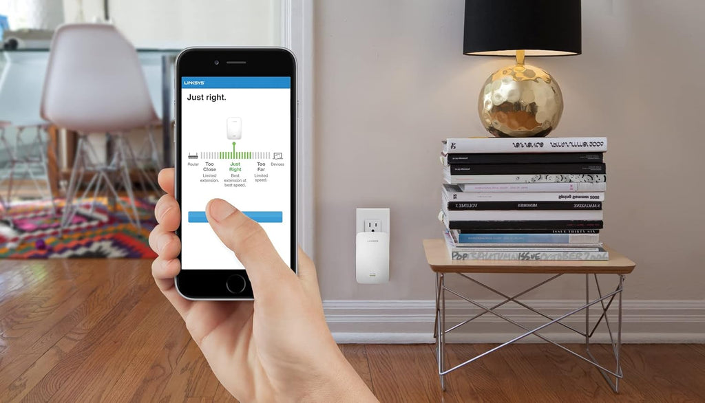 WiFi Extender, Dual-Band Booster, 2,500 Sq. ft Coverage, AC1900 1.9Gbps, Pack of 2 A429816