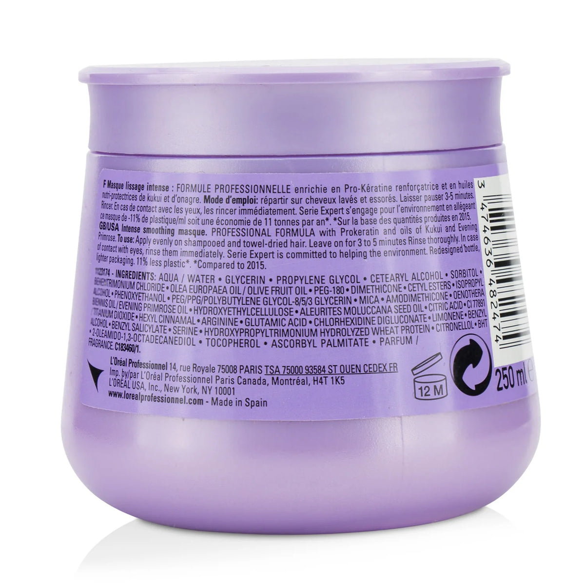 Liss Unlimited Prokeratin Intense Smoothing Masque 250ml F7194