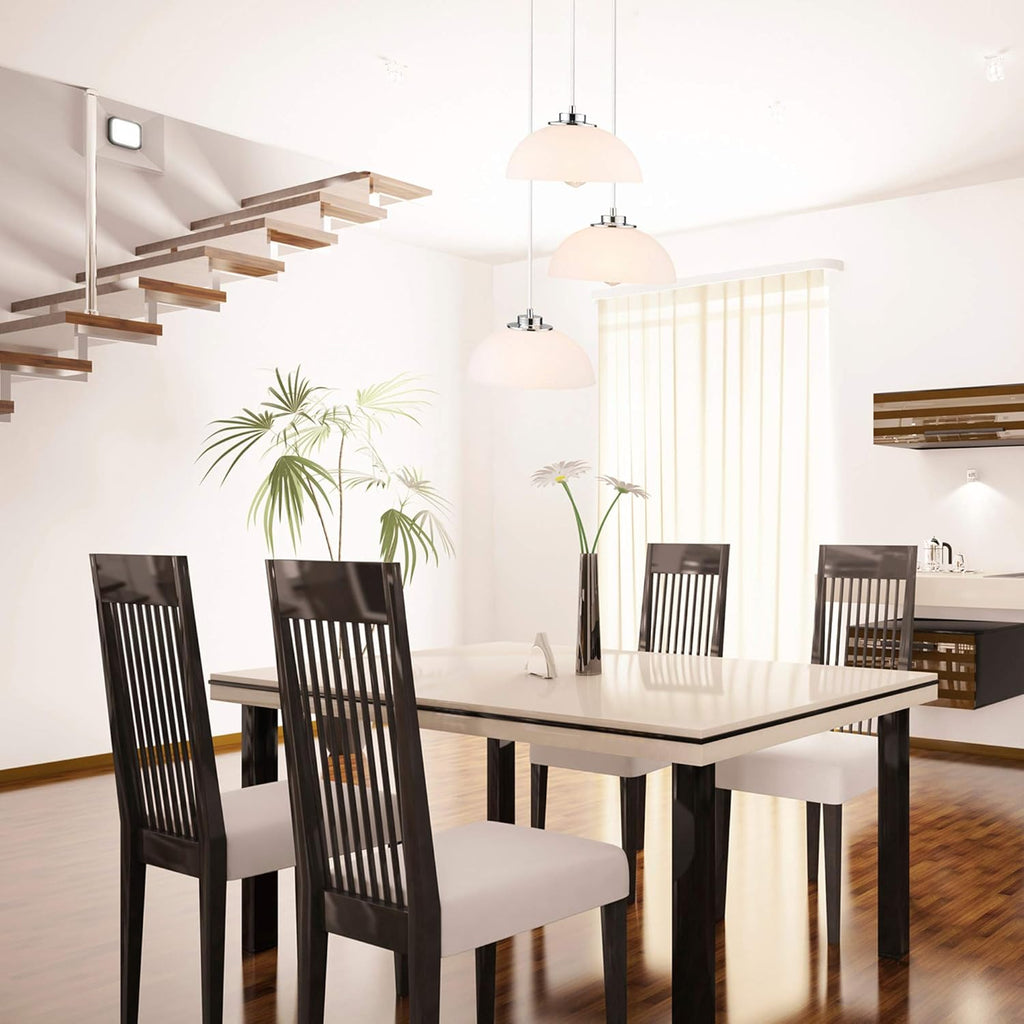 White Fringe Pendant Lighting Z964545