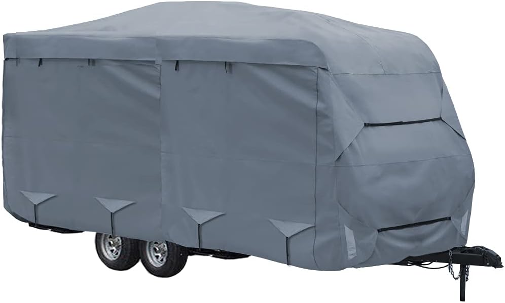 Travel Trailer Camper Cover 4 Layers fits 28' - 32' Water-Resistance Heavy Duty A8473