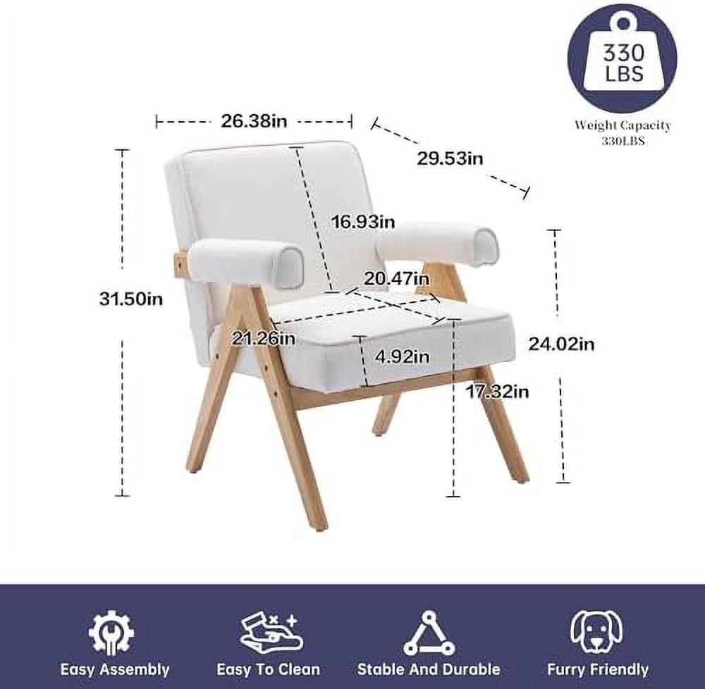 Velvet Upholstered Accent Chair with Acrylic Legs Z2214
