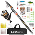 Carbon Fiber Telescopic Fishing Rod with Spinning Reel Combo W937642