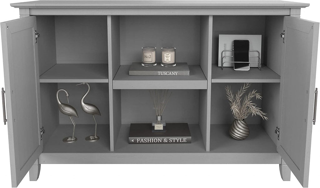 Cape Cod Gray Accent Cabinet with Doors Q356250