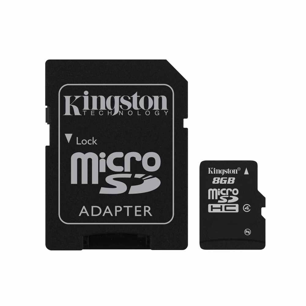 8GB microSDHC Class 4 Flash Card T1033