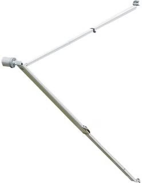 White Tall Awning Hardware E586