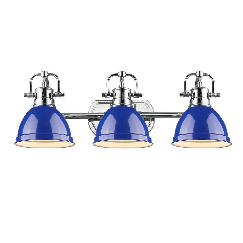 Matte Black 3 Light Bath Vanity P76790