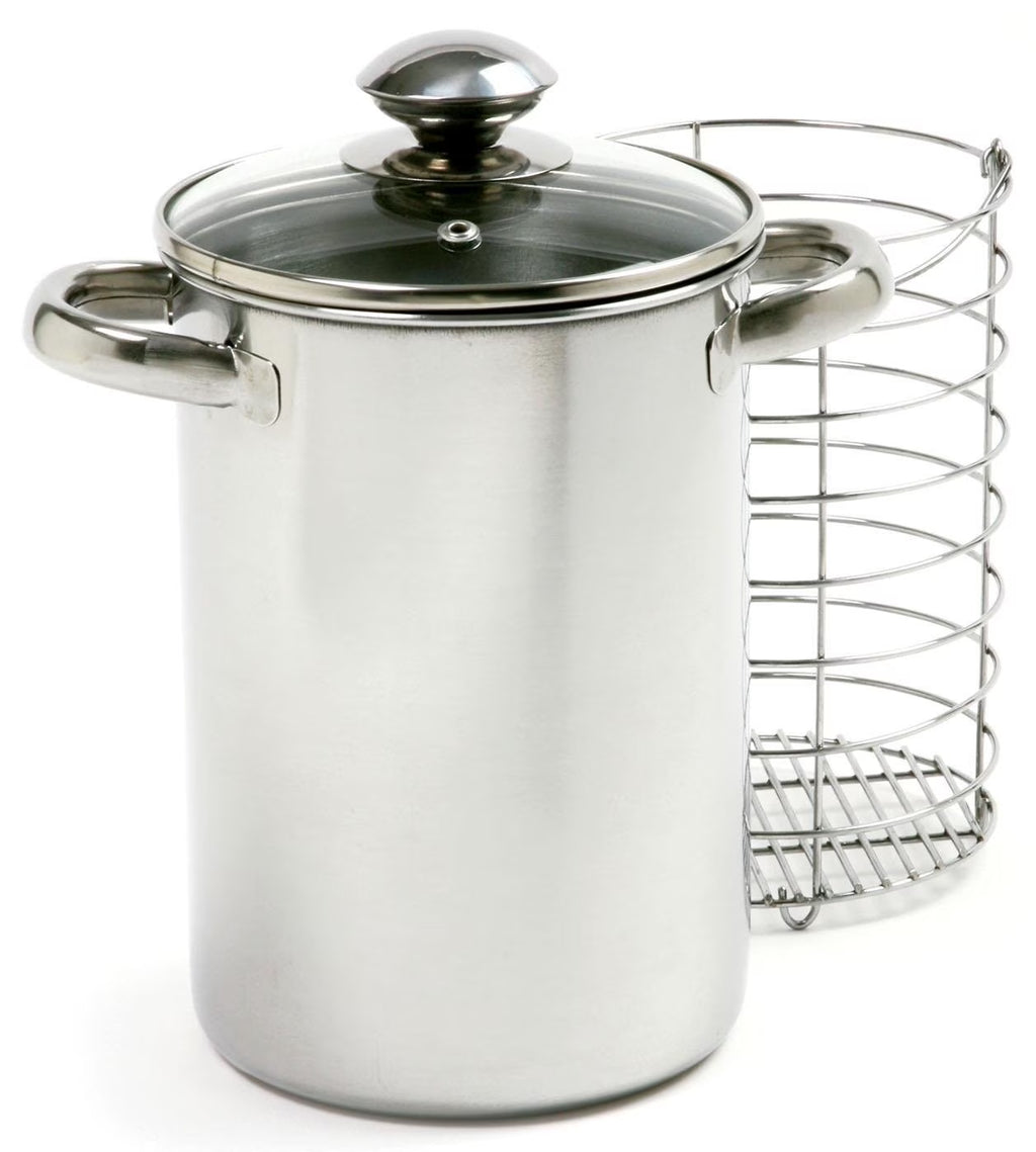 Asparagus Stainless Steel Cooker/Steamer, 3-Piece Set C895