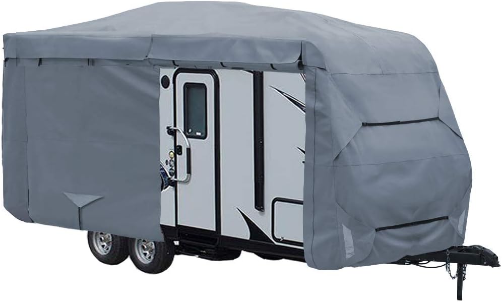 Travel Trailer Camper Cover 4 Layers fits 28' - 32' Water-Resistance Heavy Duty A8473