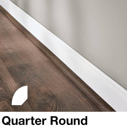 0.75-in x 94.5-in Tanned Yew/Sable Oak Quarter Round Floor Moulding C647