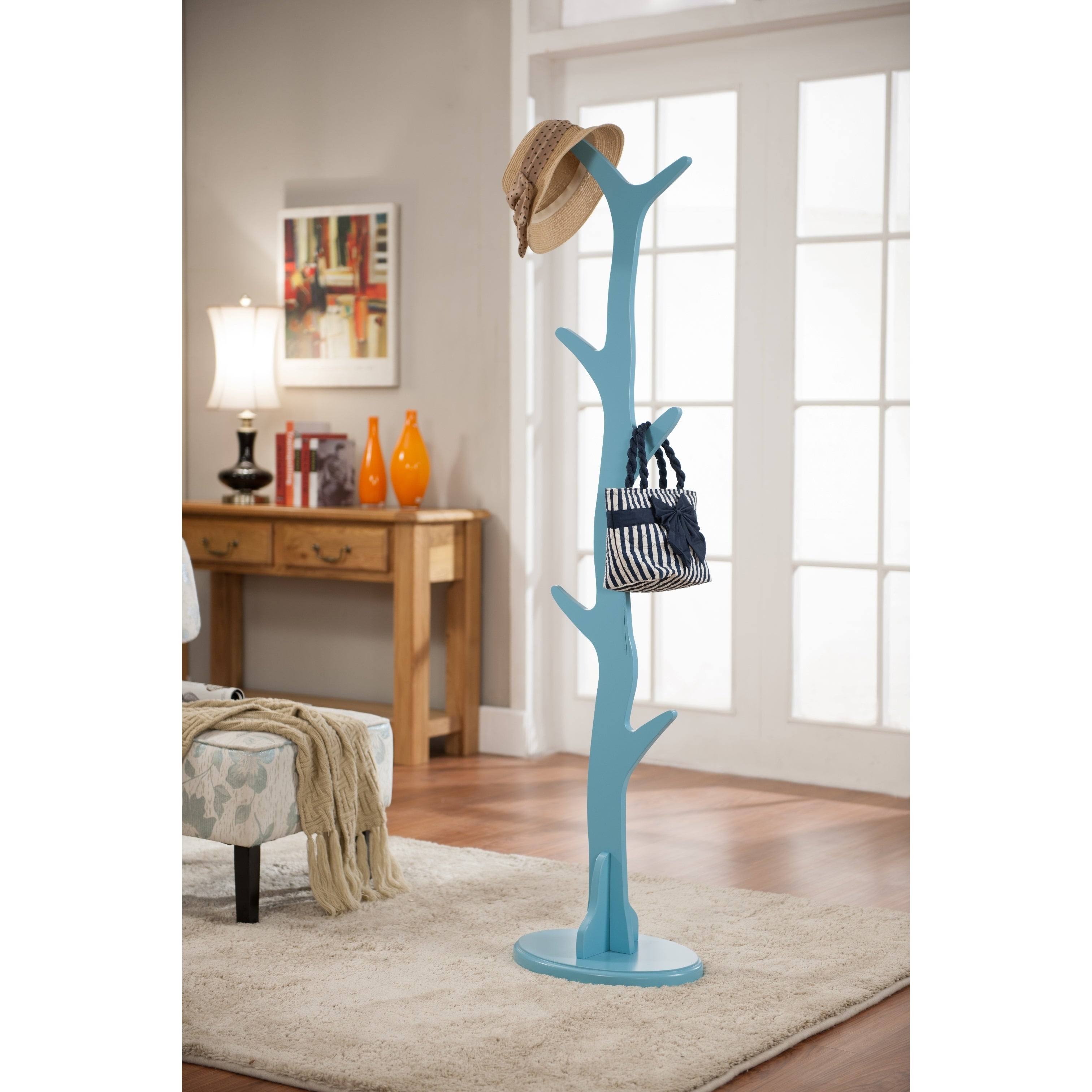 Pink Wood Coat Rack S185