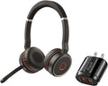 Wireless Headset with Active Noise-Cancelling Microphone and USB Adapter B374205