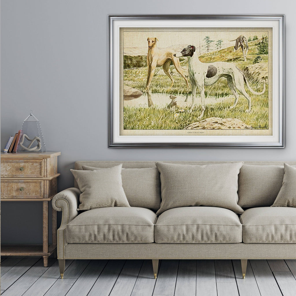 Large Silver Framed Print M670