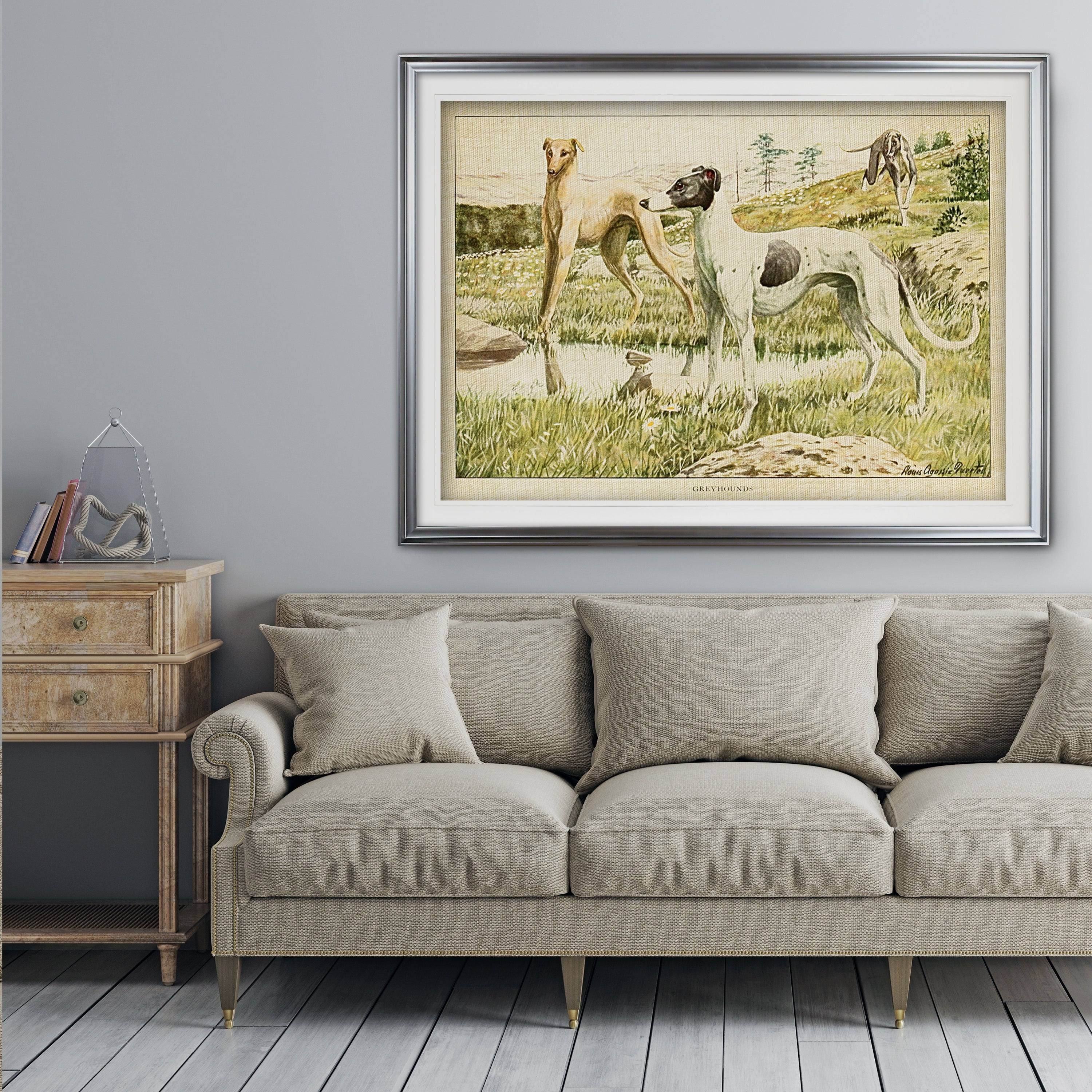 Large Silver Framed Print M670