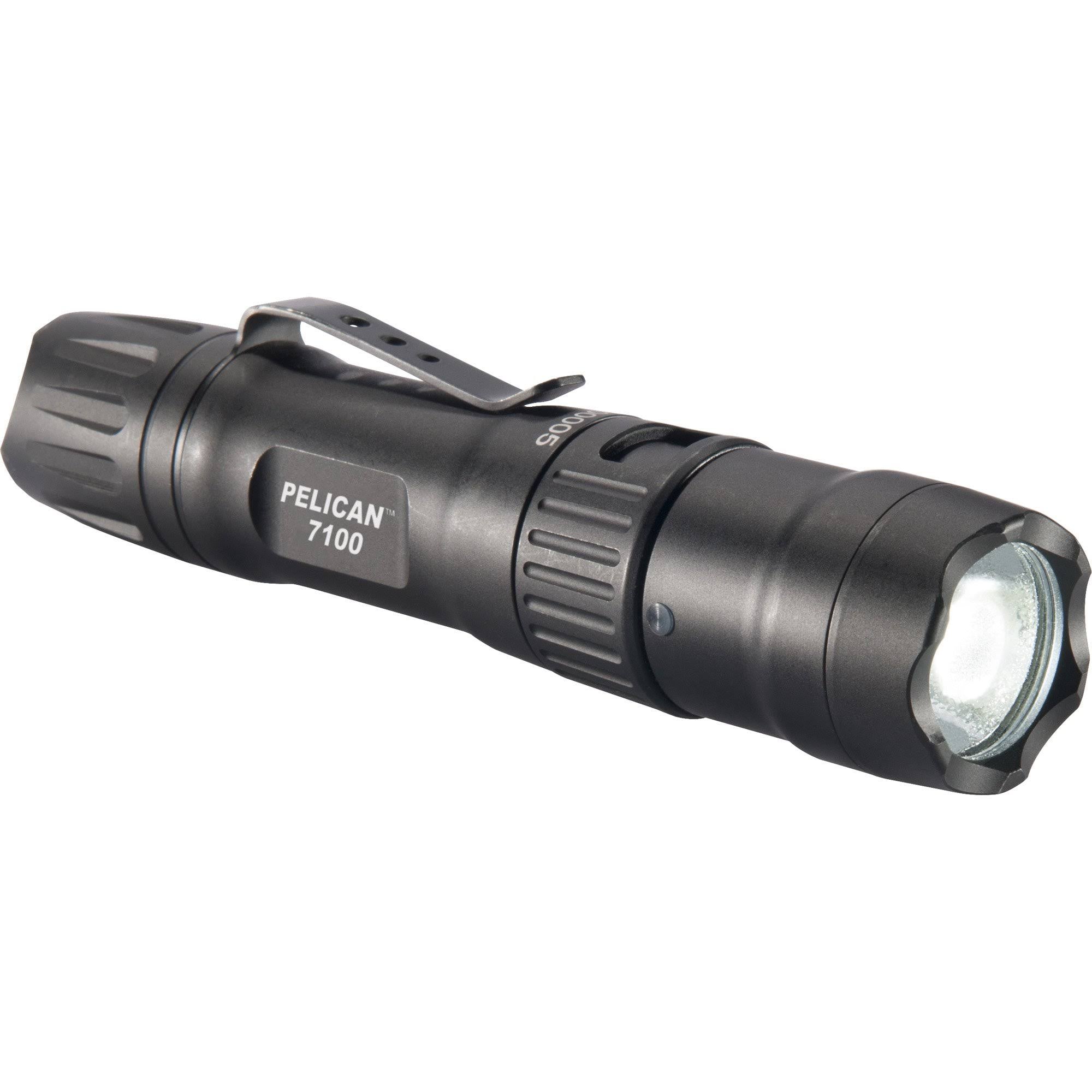 Black USB-Rechargeable Flashlight F18161
