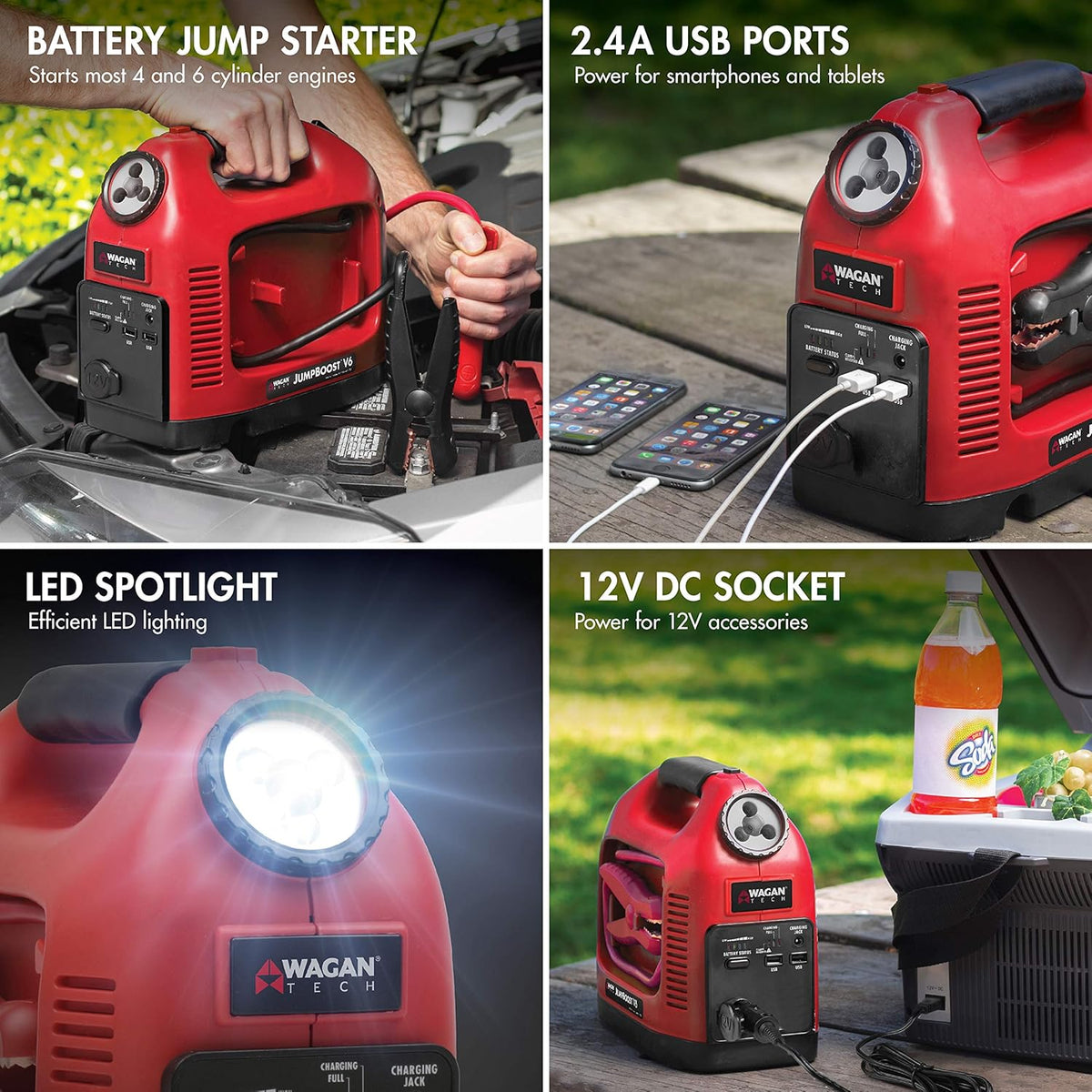 Red Jump Starter Pack of 2 K4353