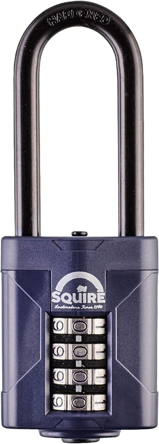 Blue 50 mm 4 Wheel Combination Padlock, Pack of 2 D178