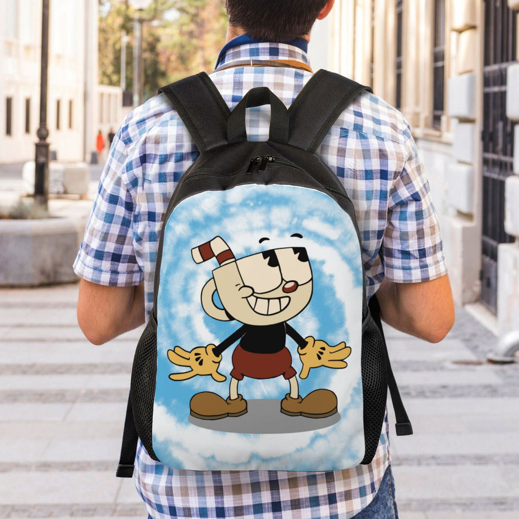 Cuphead Backpack Lightweight Unisex Daypack Bookbag Laptop Rucksack Z909947