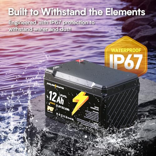 12V 7Ah Lithium LiFePO4 Deep Cycle Battery with BMS E1945