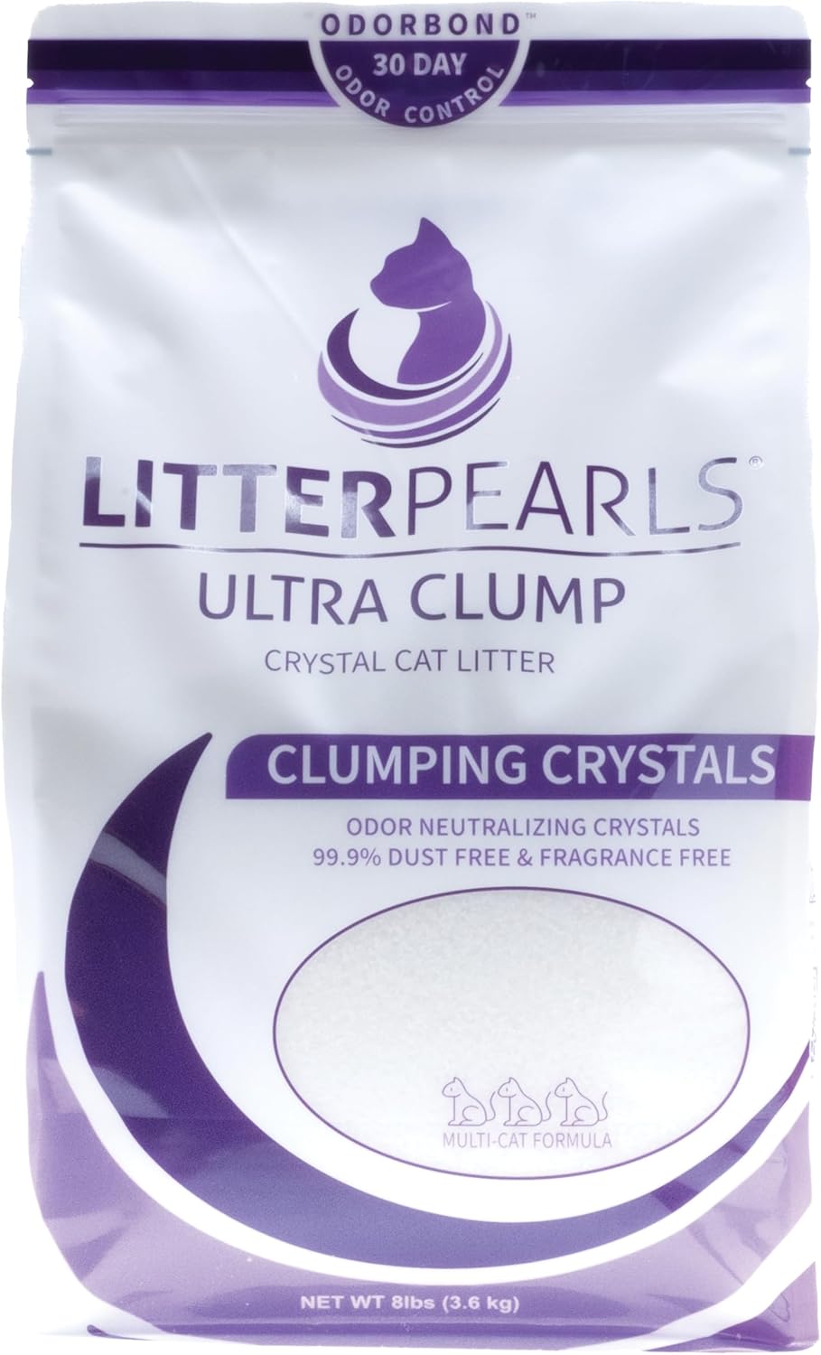 Unscented Crystal Clumping Cat Litter 8lb S331