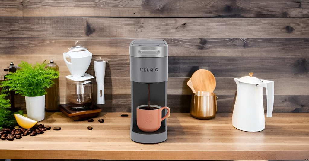 Gray Single Serve Coffee Maker with 12-Count K-Cup and Cleaning Cups (3 Items) K475047