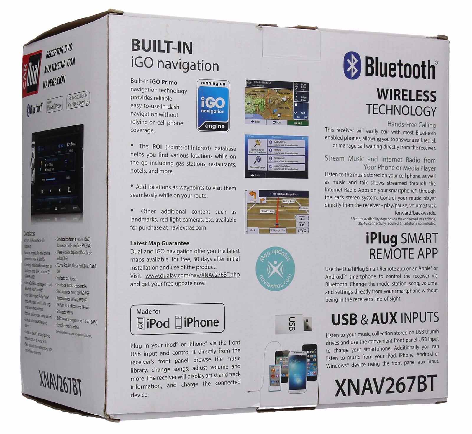 6.2 inch LED Backlit LCD Multimedia Touch E5596