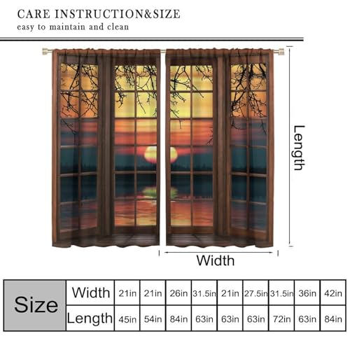 Blackout Curtain 42" W X 45" L K1635