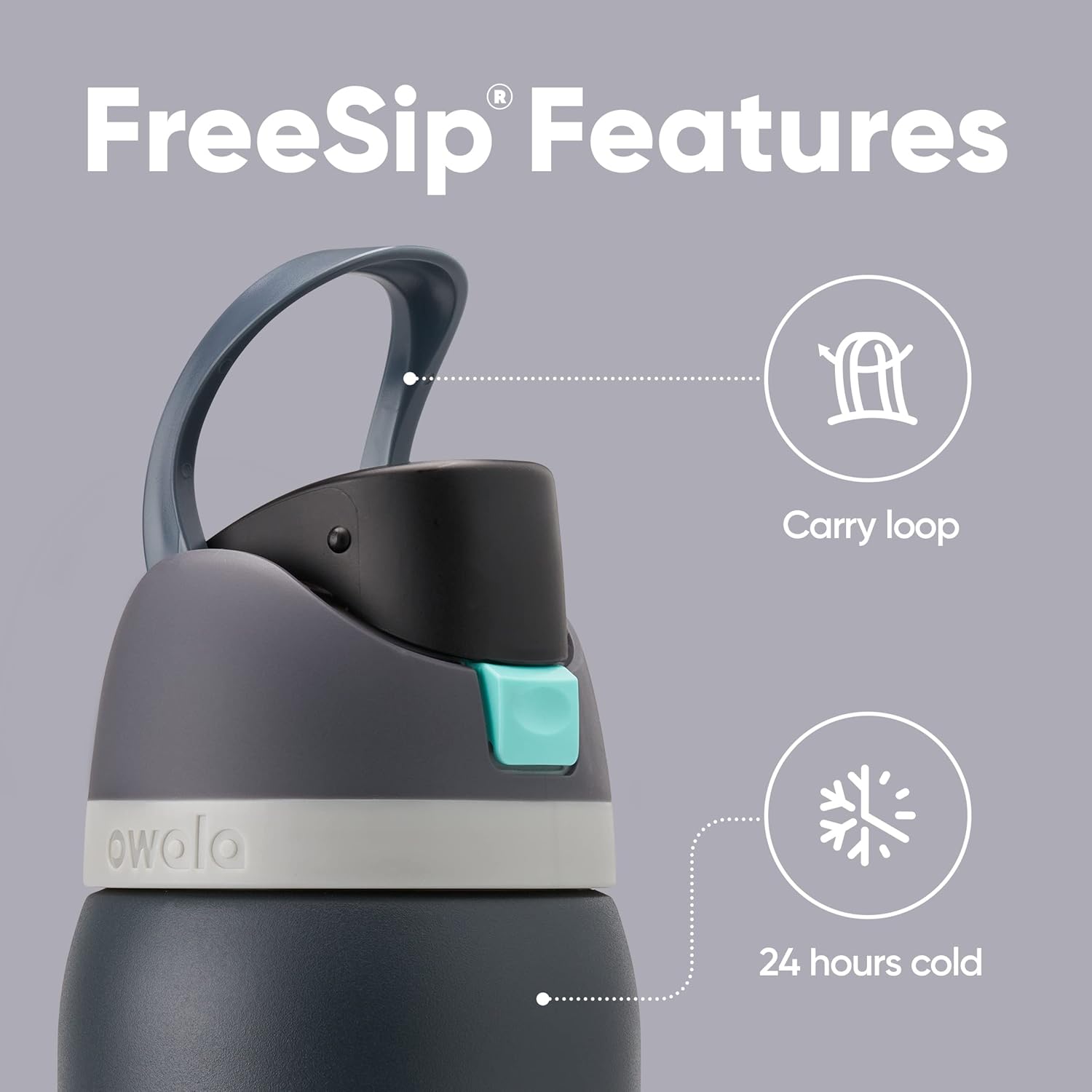 Insulated Stainless Steel Water Bottle with Silicone Boot I85941