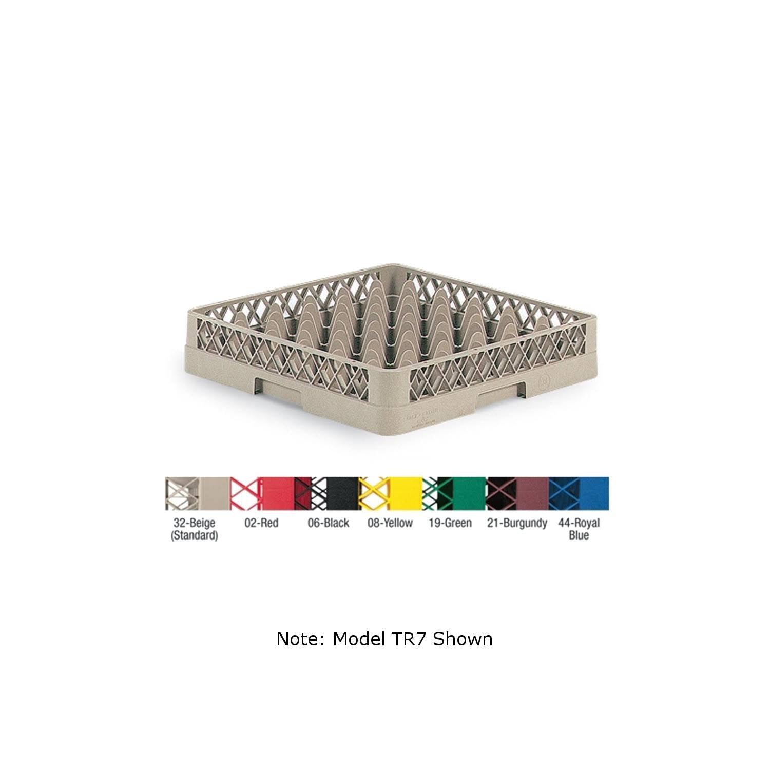 Beige 36 Compartment Full Size Compartment Rack with 3 Extenders D9170