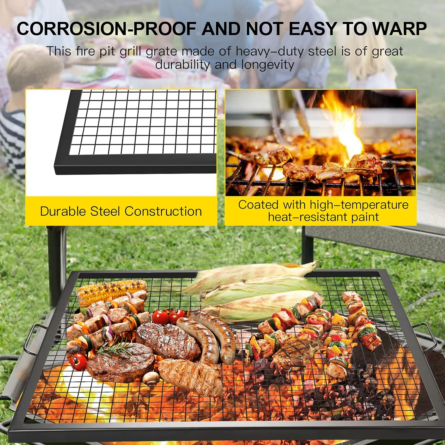 30 inch Steel Campfire BBQ Grill Grate O67660