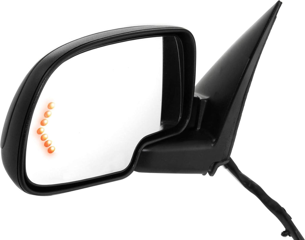 Left Driver Heated Power Glass Folding Mirror K7370