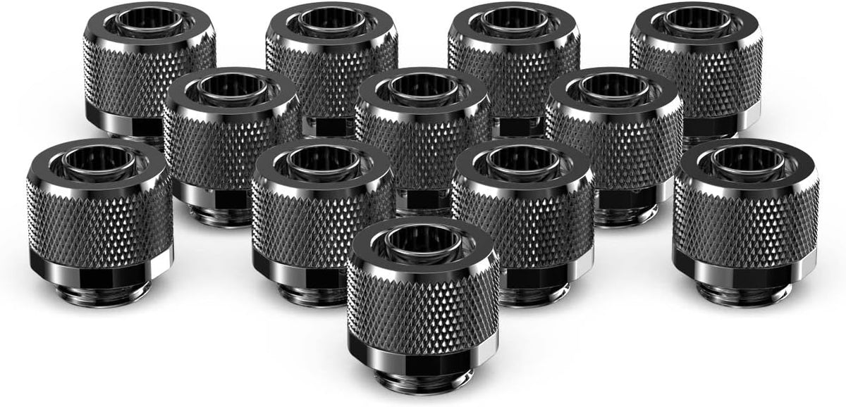 3/8in. x 1/2in. Compression Fitting 12 Pack Candy Purple E19358