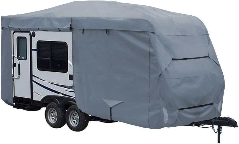 Travel Trailer Camper Cover 4 Layers fits 28' - 32' Water-Resistance Heavy Duty A8473