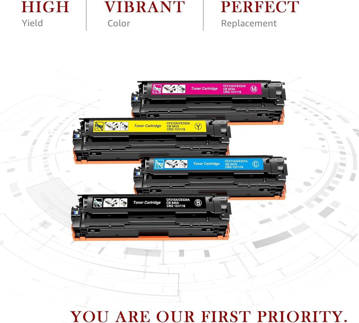 Compatible Toner Cartridges 4-Pack N85750