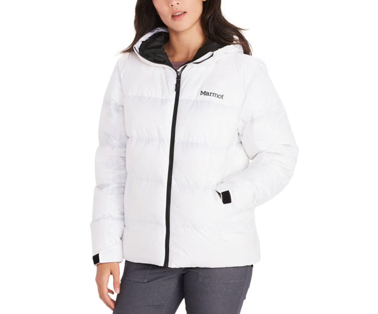 Womens Hooded Down Coat W3484