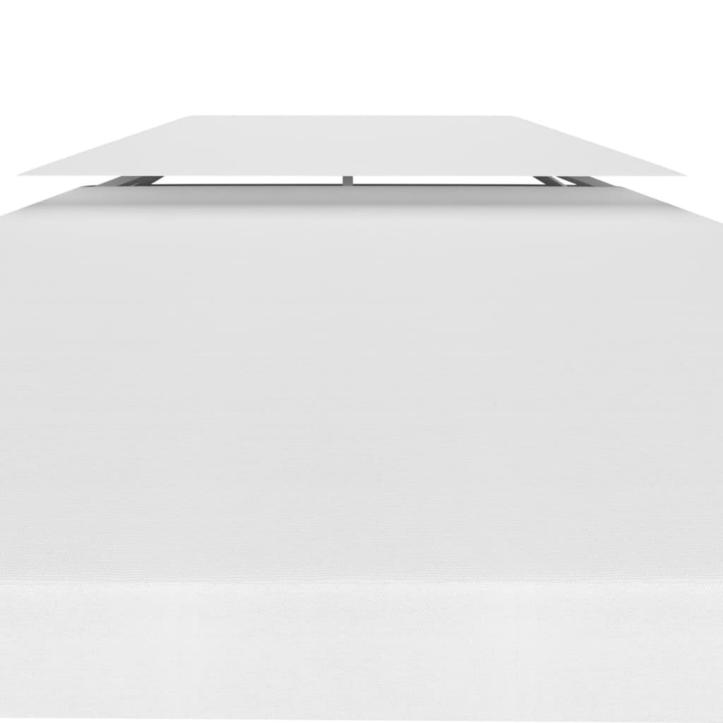 2-Tier Gazebo Cover 310 g/m² 13.1'x9.8' White T529